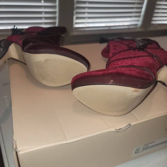 Madison by Shoe Dazzle Boot in Wine/Burgundy - Picture 2 of 3